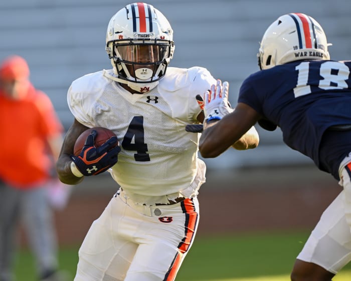 Tank Bigsby (4) at Auburn AU scrimmage on Friday, March 25, 2022 in Auburn, Ala.